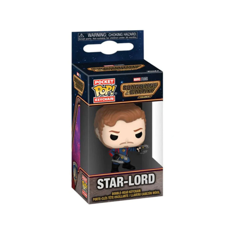Funko Pocket Pop! Keychain: Marvel: Guardian of the Galaxy 3 - Star-Lord - دمية